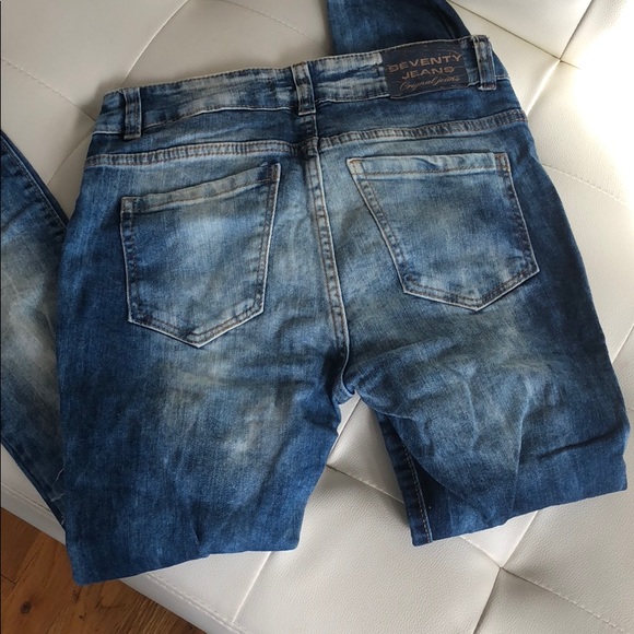 Cute stretchy jeans distressed - Picture 3 of 3